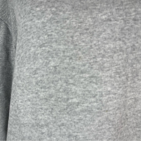 The Kooples Sport Gray Star Studded Sleeve Crewneck Sweatshirt Women's Sz 2 US M - Picture 5 of 11